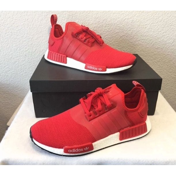 New Mens Adi-das Originals NMD_R1 Boost Shoes~Scarlet Red (H01916) Size 13