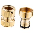 thumbnail image 1 of Conector Rápido Manguera Jardín Adaptador de Alta Presión Latón Estable Acople Seguro Instalación Rápida Apto para Jardinería Lavado de Vehículos Y Ex estilo B, 1 of 9