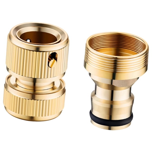 Conector Rápido Manguera Jardín Adaptador de Alta Presión Latón Estable Acople Seguro Instalación Rápida Apto para Jardinería Lavado de Vehículos Y Ex estilo B
