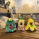 thumbnail image 4 of Animal de peluche de 10 cm, tocado de muñeca, capa, llavero de muñeca, juguetes hechos a mano para niños, regalos, decoración navideña 2023, 4 of 5