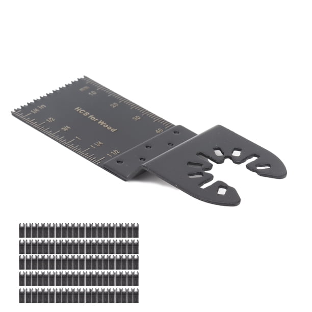 Hoja De Herramienta Oscilante, 34 Mm De Ancho De Diente 100 Piezas Hoja De Herramienta Multiusos Profesional Para Corte De Madera Y Plástico