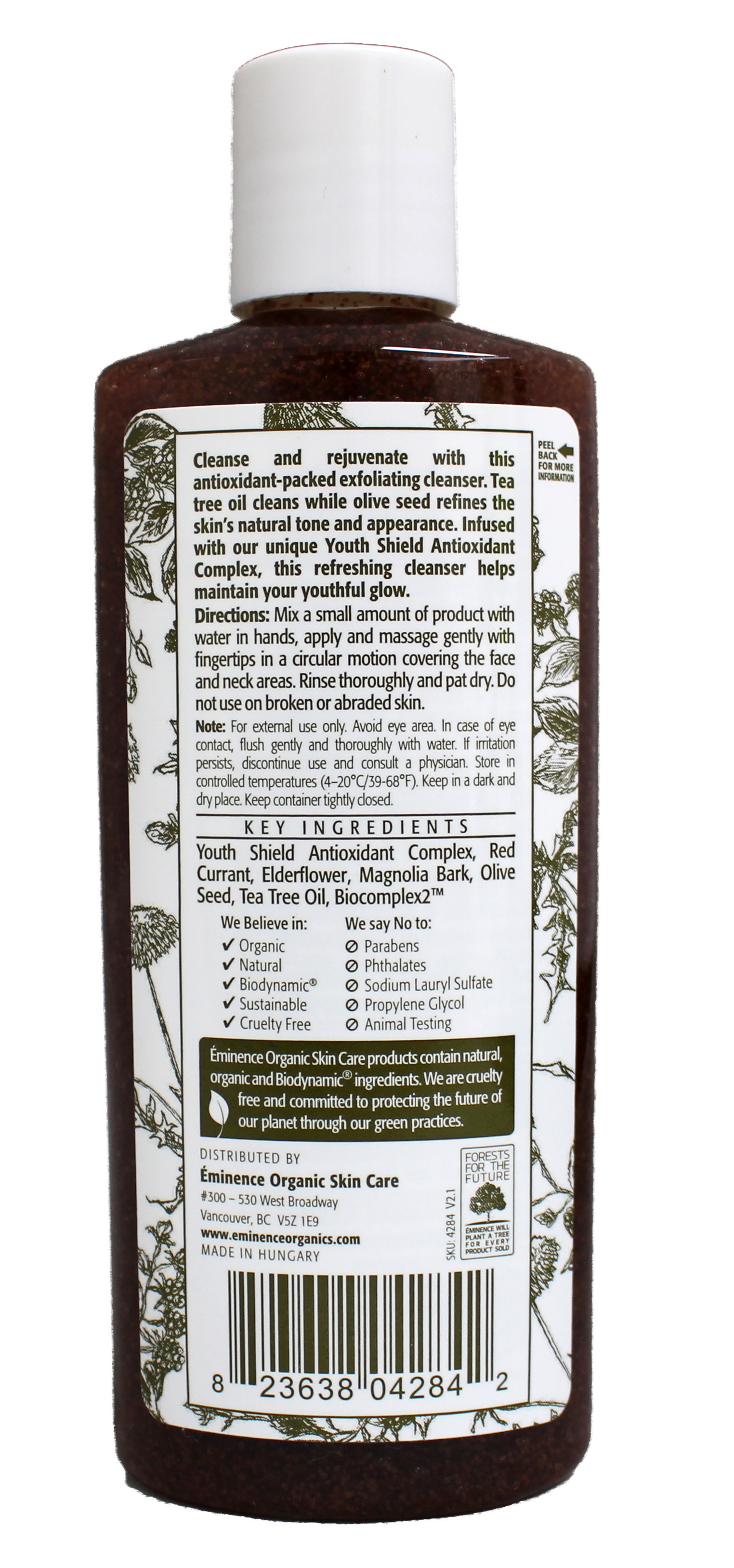 eminence red currant exfoliating cleanser