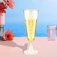 thumbnail image 5 of ACDANC 16Pcs Champagne Flutes Plastic 5 oz Lightweight and Easy to Carry Disposable Martini Glasses Wedding Essentials Party Cups Style2, 5 of 7