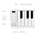 thumbnail image 4 of K-eys 88 K-eys Foldable Piano Digital Piano Portable Electronic Keyboard Piano for Piano Student Musical Instrument, 4 of 7