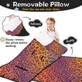 thumbnail image 3 of Orange and Purple Of Leopard Print Toddler Nap Mats for Kids Preschool,Sleeping Mat Bag or Kids,Toddler Sleeping Bag,Toddler Nap Mat or Daycare, 3 of 6