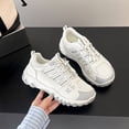 thumbnail image 2 of Willtoo Women's Outdoor Hiking Sneakers, Quick‑Lace Up Mesh Breathable Walking Shoes, Non‑Slip Rugged Sole Butterfly Pattern Accent Casual Sneakers, 2 of 6