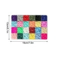 thumbnail image 3 of DPTALR 24 Soft Pottery Beads DIY Suit Box Manual DIY Beading Suit Home Diy Customized Bracelet, 3 of 9