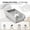 Gray/XL10, variant on Stainless Steel Litter Box, Semi Enclosed High Side Cat Litter Box, Top Entry Litter Boxs for Senior Cats, Leak-Proof, Non-Sticky, Ideal for Indoor Cats Kitten, Gray/L