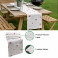 thumbnail image 5 of Valentine's Day Table Runner - 36 Inch Long, Kitchen Dining Table Runner Dresser Scarves, Red Love Heart Romantic Watercolor Farmhouse Decor for Coffee Tables Wedding Party Banquet, 5 of 8