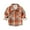 Red, variant on Happy Town Baby Boys Girls Plaid Flannel Jacket Long Sleeve Button Up Shirt Fall Winter Kids Coat