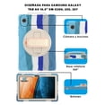 thumbnail image 4 of Funda de uso rudo para Samsung Galaxy Tab A8 case resistente a caidas con correa X200, X205, X207 Teknet  Uso Rudo, 4 of 4