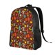 thumbnail image 2 of Disketp Retro Coffee Mochila Unisex de Apertura Lateral Completa, Mochila para Laptop para Escuela, Trabajo y Viajes, 2 of 8