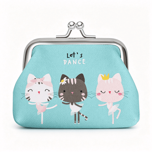 GASTROPOD Coin Purse Cute Coin Pouch Kiss-Lock Change Purse Fashion Small Coin Purse Mini Change Purse for Coins for Women Kids Girls for Cash Coin Key Fashion Change Purse