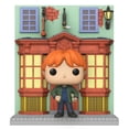 thumbnail image 2 of Funko Pop! Deluxe: Harry Potter - Diagon Alley - Quidditch Supplies Store with Ron Weasley #142 - Vinyl Figure, 2 of 3
