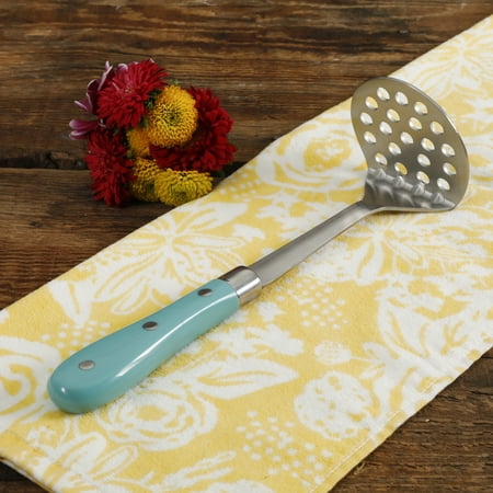 The Pioneer Woman Frontier Collection Teal Potato Masher BrickSeek