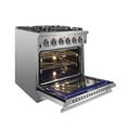 thumbnail image 3 of Forno Massimo 30-Inch Freestanding Gas Range, 4 Burners, True Convection Oven, 3 of 4