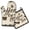 White-46, variant on Oven Mitts and Pot Holders Sets 2Pcs, 100% Cotton Heat Resistant, Farmhouse-Rooster Extra Long Oven Gloves Potholder for Kitchen Cooking Baking Decoration