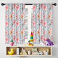 thumbnail image 5 of Blackout Kids Curtains,Pioneer Flower Floral Print Pattern Childrens Insulated Curtains Set Of 2,Bedroom Essentials,Toddler Room Decor 42"x54", 5 of 5