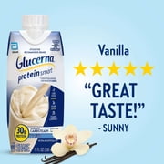 Glucerna Protein Smart Diabetic Shake, Vanilla, 11 fl oz carton, 4 Count
