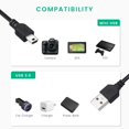 thumbnail image 4 of Cable USB Mini-B Smays, paquete de 10, 100 cm, carga rápida, 4 of 5