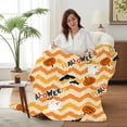 thumbnail image 6 of BiFandian Halloween Blanket, Cute Halloween Spooky Black and White Throw Blanket, Lightweight Cozy Flannel Blanket, Fall Throw Blankets for Couch Sofa Bed Home Halloween Decorations, 6 of 6