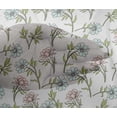 thumbnail image 4 of oneOone Viscose Chiffon White Fabric Leaves & Flower Florals Sewing Crafts Fabric Printss By Yard 42 Inches Wide - on, 4 of 4