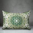 thumbnail image 3 of Creative Products Green Shades Flower Mandala 14x20 Indoor / Outdoor Pillow, 3 of 3