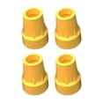 thumbnail image 3 of 4 Pieces 7/8inch Rubber Tips Wear Resistant Replacement Good Performance for Grass, Gravel or Sand Ground Sturdy Slip Resistant Yellow, 3 of 7