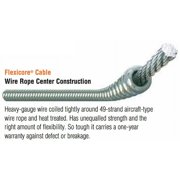 General Wire Spring Flexicore Cable With El Basic Plug Head