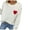 White, variant on Lopecy-Sta Womens Sweatshirts Trendy Valentines Sweatshirts for Women Soft Winter Fall Cute Valentine's Heart Love Tees Love Pullover Long Sleeve Tops