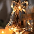 thumbnail image 2 of Morttic LED Christmas Lights Hanging Window Light with Suction Cup Battery Operated Window Hanging Decor for Indoor Lighting Xmas Party Decoration (Bell), 2 of 8