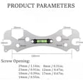 thumbnail image 2 of ZOUSSIQI Faucet Wrench, Multifunctional Spanner Wrench for Faucets Hose Connections, Tap Nut Wrench with Spirit Level, Pipe Socket Wrench, Faucet Plumbing Install Tool, 8-29 mm CA919-37366, 2 of 7