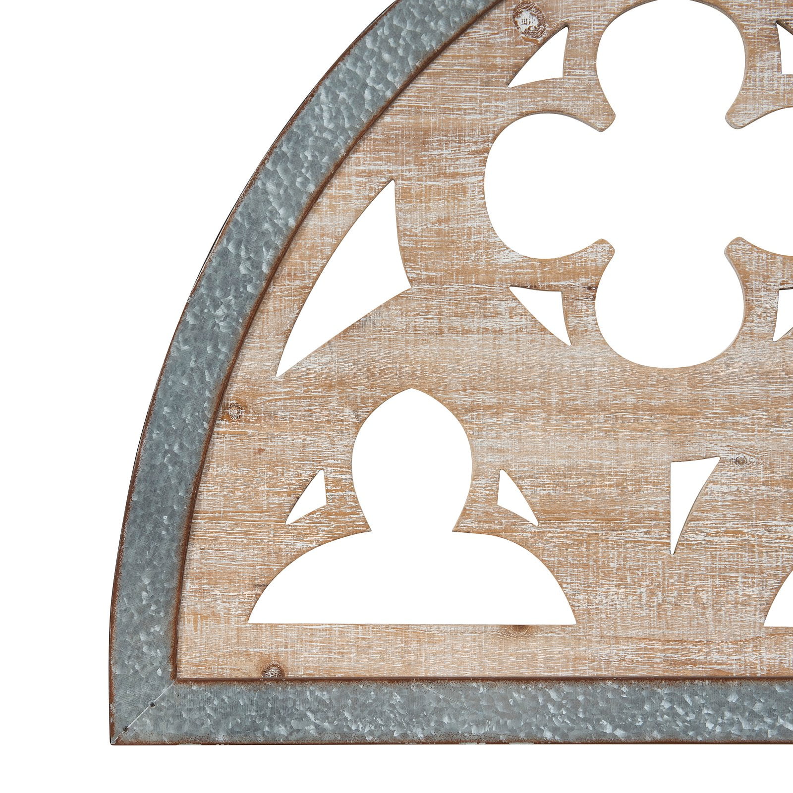 Woven Paths 27.5" Wood & Metal Wall Décor