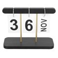 thumbnail image 1 of Standing Flip Desktop Calendar, Vintage Elegance Decorative Desk Calendar , Large Display For Living Room Office, 1 of 8