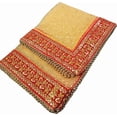 thumbnail image 1 of Chunari With Velvet Lace For Bride Addition to Your Net Red, Pink Lehenga Saree Only 1, 1 of 1