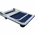 thumbnail image 3 of Sparco Folding Platform Truck Tubular Handle - 660 lb Capacity - Steel, Polyvinyl Chloride (PVC) - x 24.8" Width x 36" Depth x 29.5" Height - Gray - 1 Each, 3 of 6