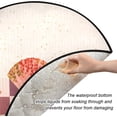 thumbnail image 3 of Coolnut Autumn Leaves Fall Japanese Christmas Tree Mats Waterproof Tree Skirt, Oriental Fan Xmas Tree Stand Tray Mat Floor Protector Pad for Holiday Party Decoration, 28.3", 3 of 6