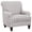Grey, variant on Glenn Upholstered English Arm Accent Chair Blue
