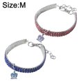 thumbnail image 2 of Pieza de collar de mascota con diamantes de imitación brillantes, colgante brillante, collar de perro, cristal ajustable, 2 of 5