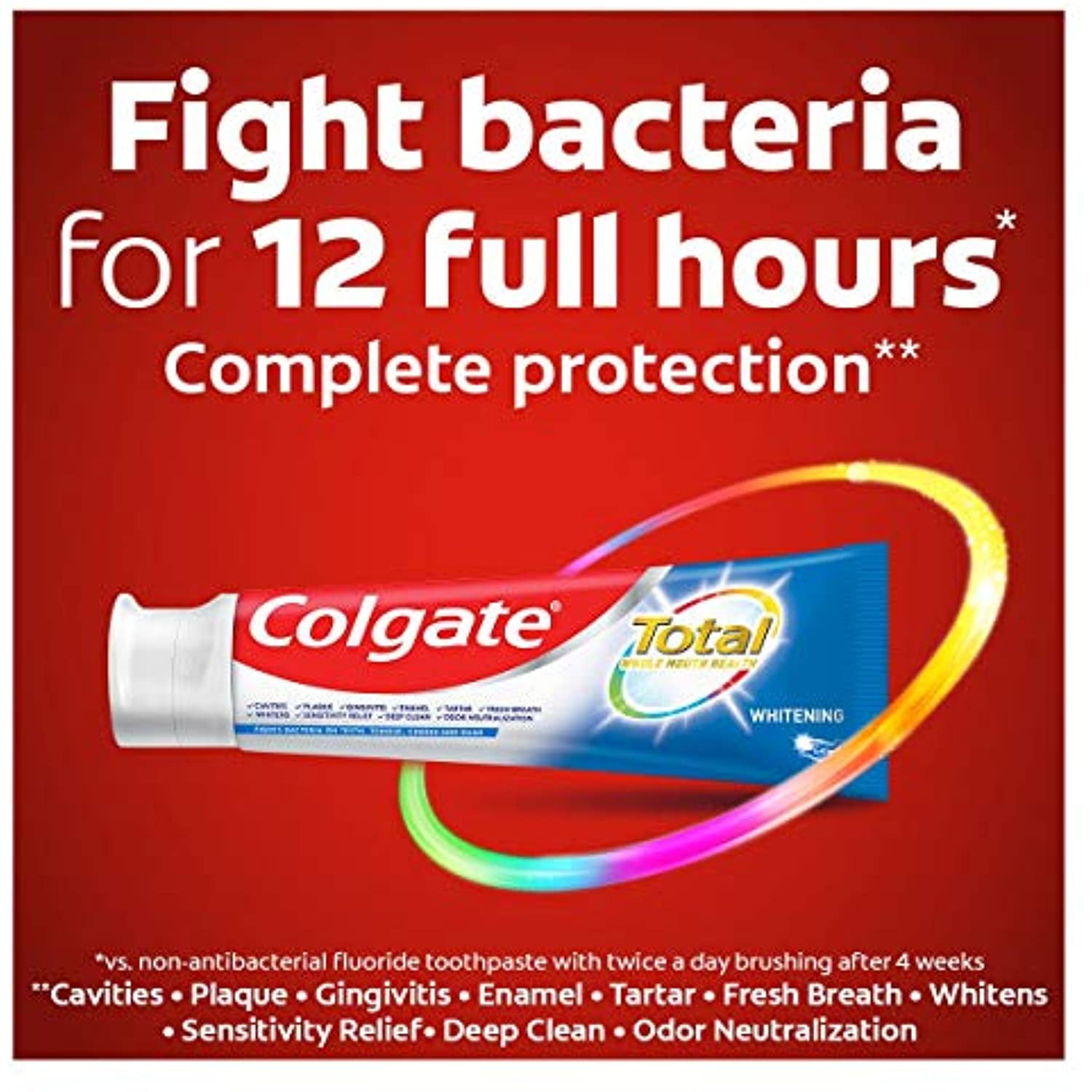 Buy Colgate Total Whitening Toothpaste With Stannous Fluoride And Zinc