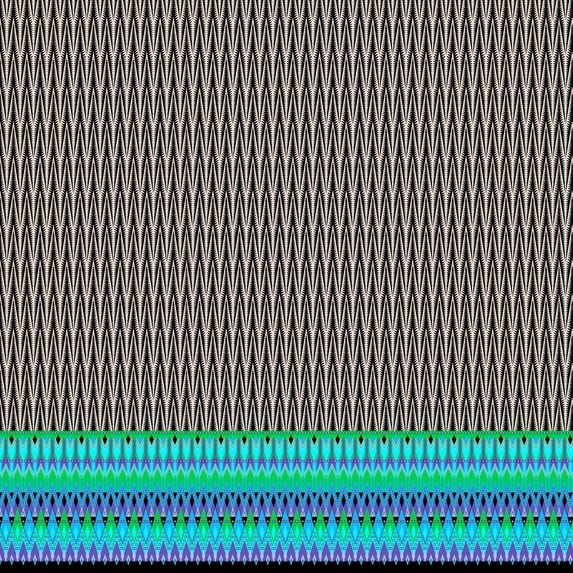 Soimoi Cotton Duck Fabric Ikat Panel Printed Fabric 1 Yard 56 Inch Wide