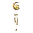 thumbnail image 1 of carillón de viento Campanas de viento solares LED Campanas de viento solares para colgar al aire libre Luz de noche blanca cálida Campana de viento con forma linda a prueba de agua para jardín Patio P Romacci  carillón de viento, 1 of 7