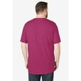 thumbnail image 2 of KingSize Men's Big & Tall Shrink-Less Lightweight Longer-Length Crewneck Pocket T-Shirt, 2 of 5