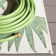 thumbnail image 3 of SAFAVIEH Barbados Cahir Botanical Indoor/Outdoor Area Rug, Ivory/Green, 5'3" x 7'6", 3 of 5