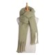 thumbnail image 1 of Bufanda de color sólido gruesa verde hierba con borlas largas y chal de mujer nuevo de otoño e invierno, 1 of 6