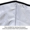 thumbnail image 3 of fastboy Microwave Cover Oven Waterproof Proofing Storage Electric Appliance Kitchen Gadgets Protector for Home Hotel, 3 of 8