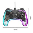 thumbnail image 5 of RGB Gamepad Anti-wear Rocker Juegos con cable Manija Accesorios para juegos para PS Switch Tmvgtek Para estrenar, 5 of 5