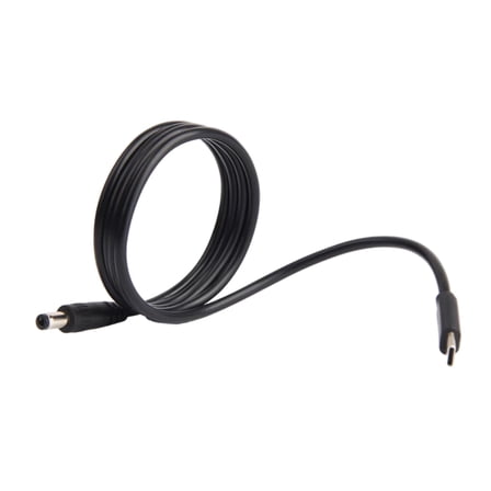 USB C Input to DC5521 12V Output Cable, Essential for Outdoor Testing Travel Power Extension Charging