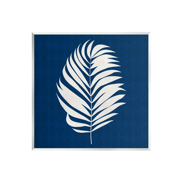 Stupell Industries Abstract Plant Leaf Bold Palm Graphic Art Unframed Art Print Wall Art, Design by Susan Jill