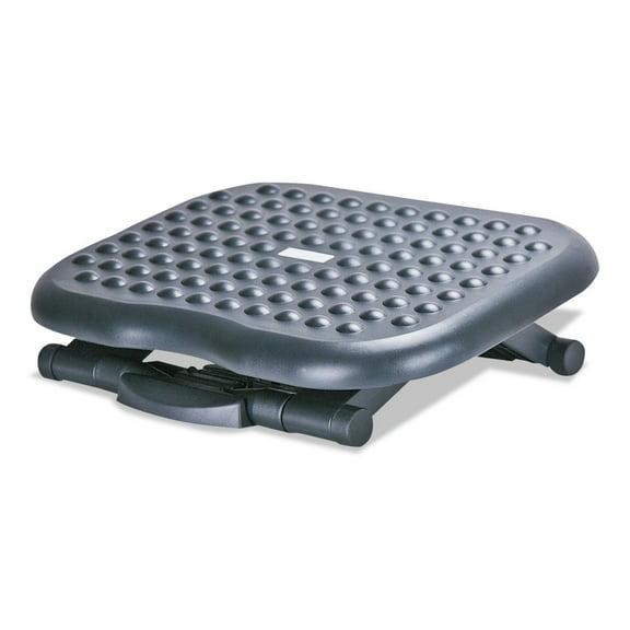 Alera Relaxing Adjustable Footrest, 13.75w x 17.75d x 4.5 to 6.75h, Black -ALEFS212